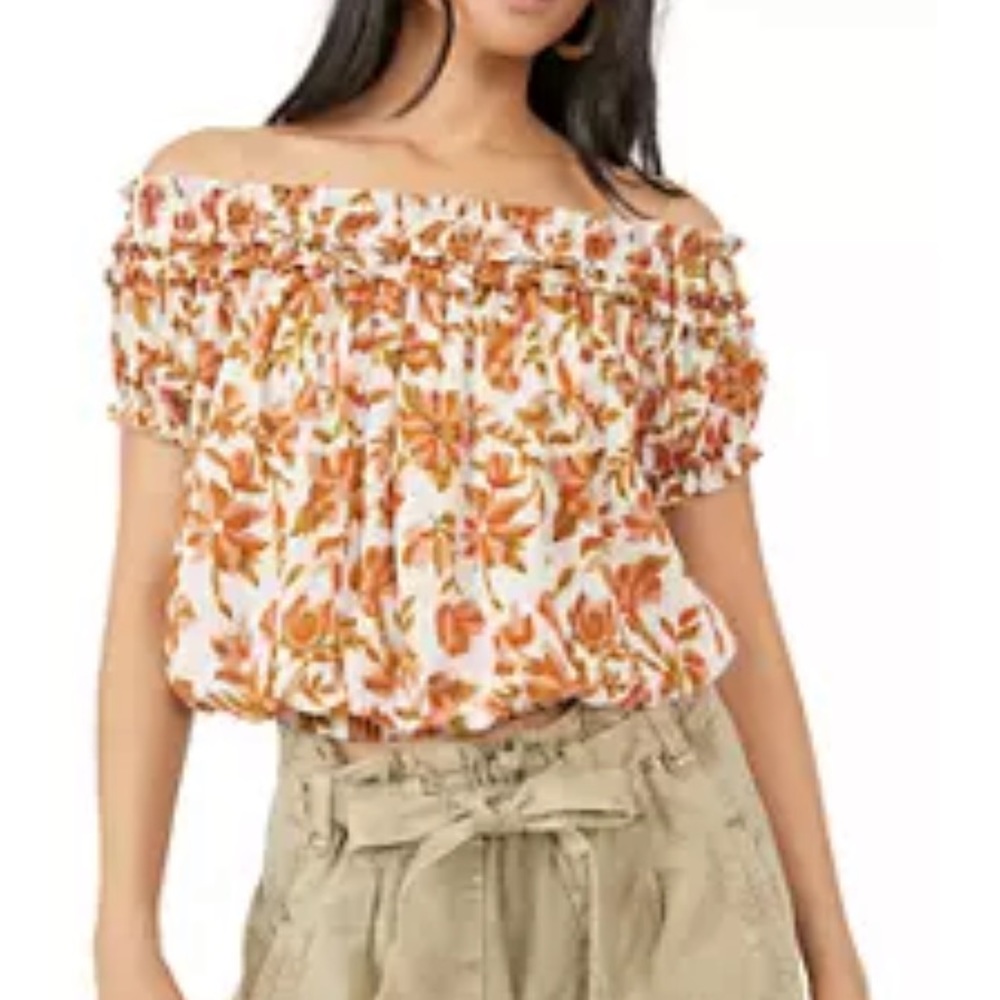 NWT Free People Suki Blouse Size M
